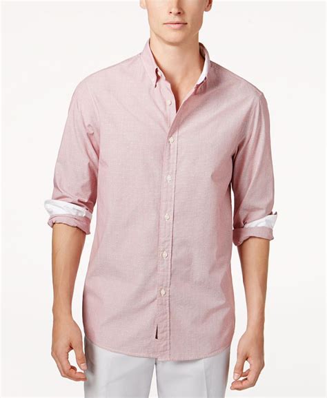 striped dobby shirt michael kors|michael kors striped t shirt.